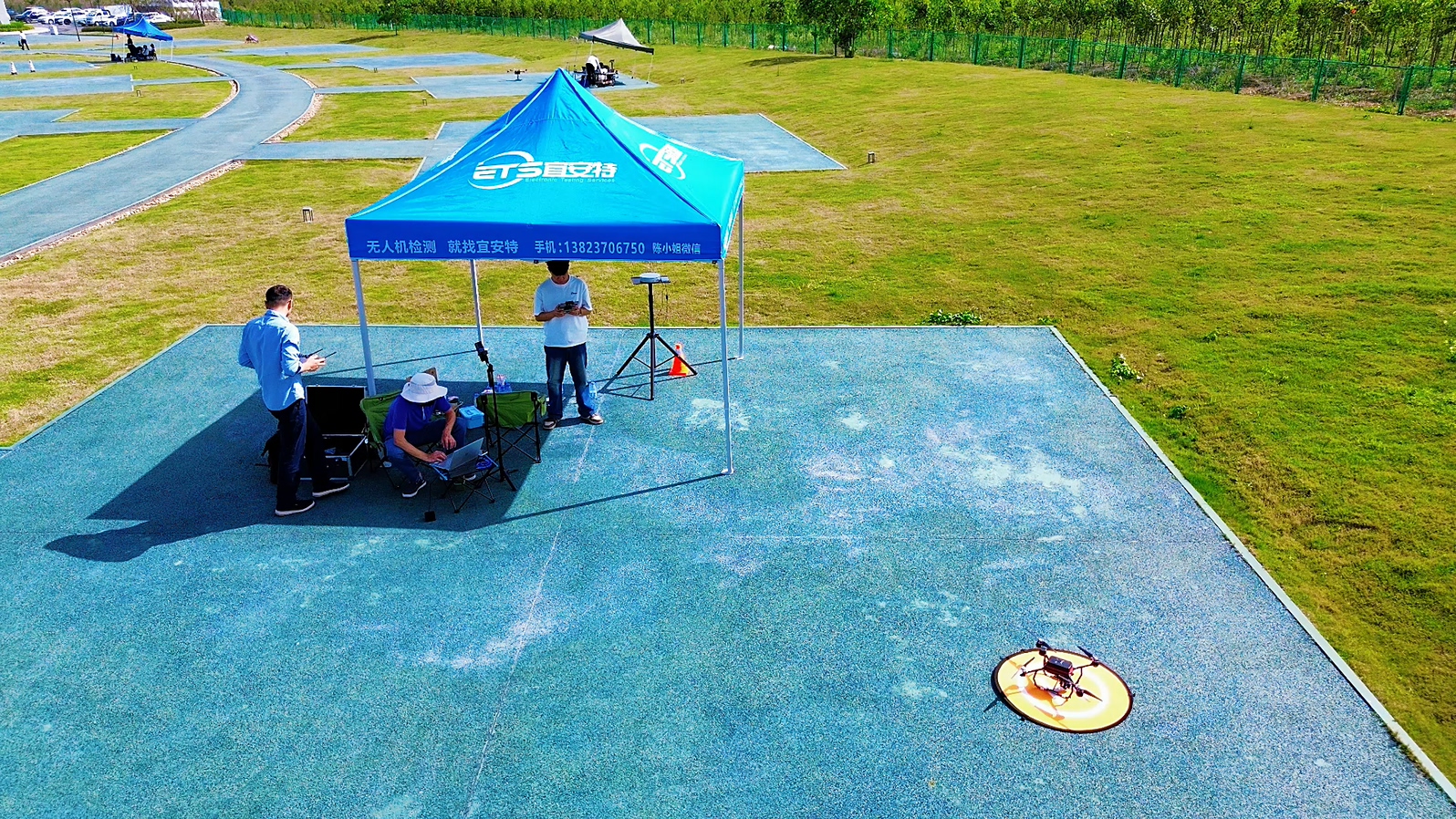 无人机户外飞机测试